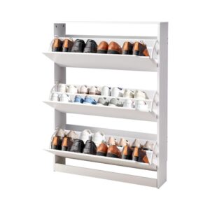 Modern Three Drawer Shoe Cabinet