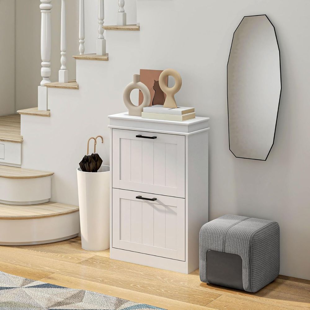 Slim Modern Shoe Storage Cabinet - Image 4