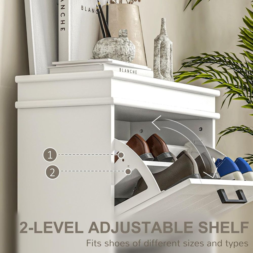 Slim Modern Shoe Storage Cabinet - Image 3