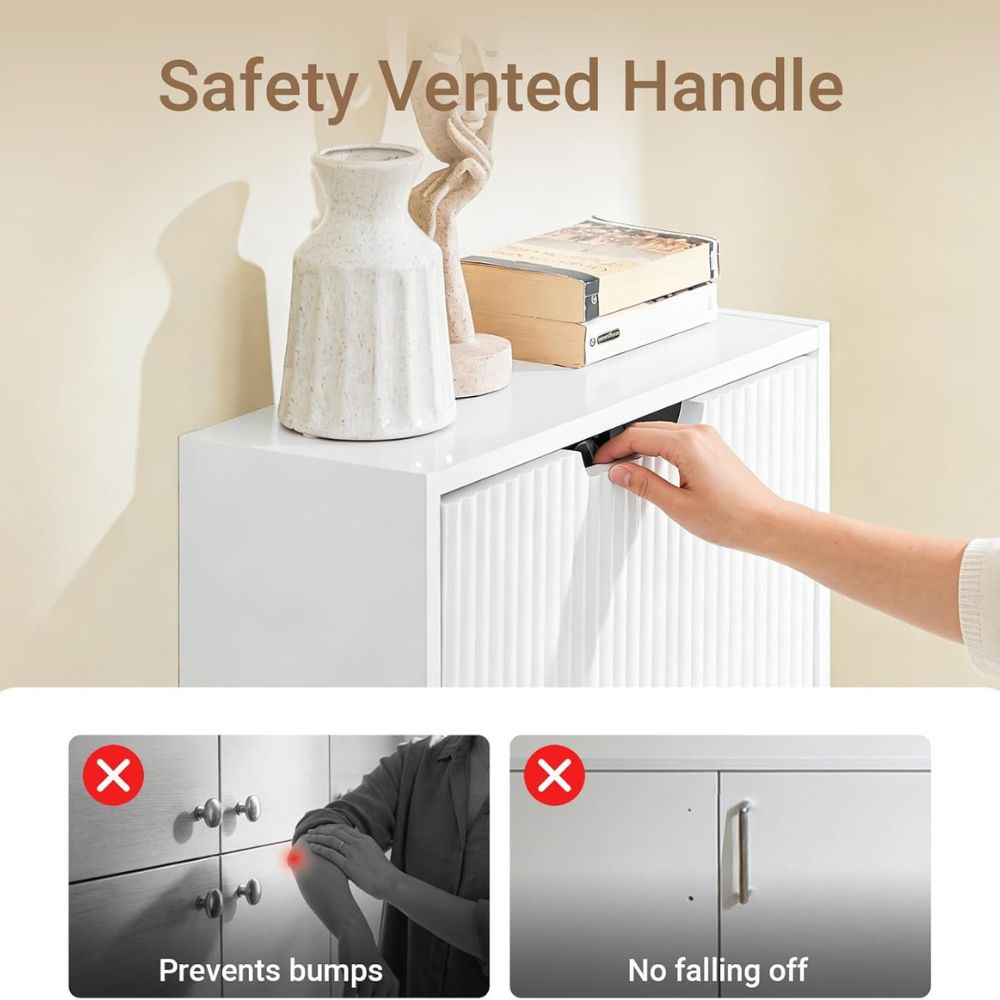 Slim Wall Mounted Shoe Cabinet - Image 4