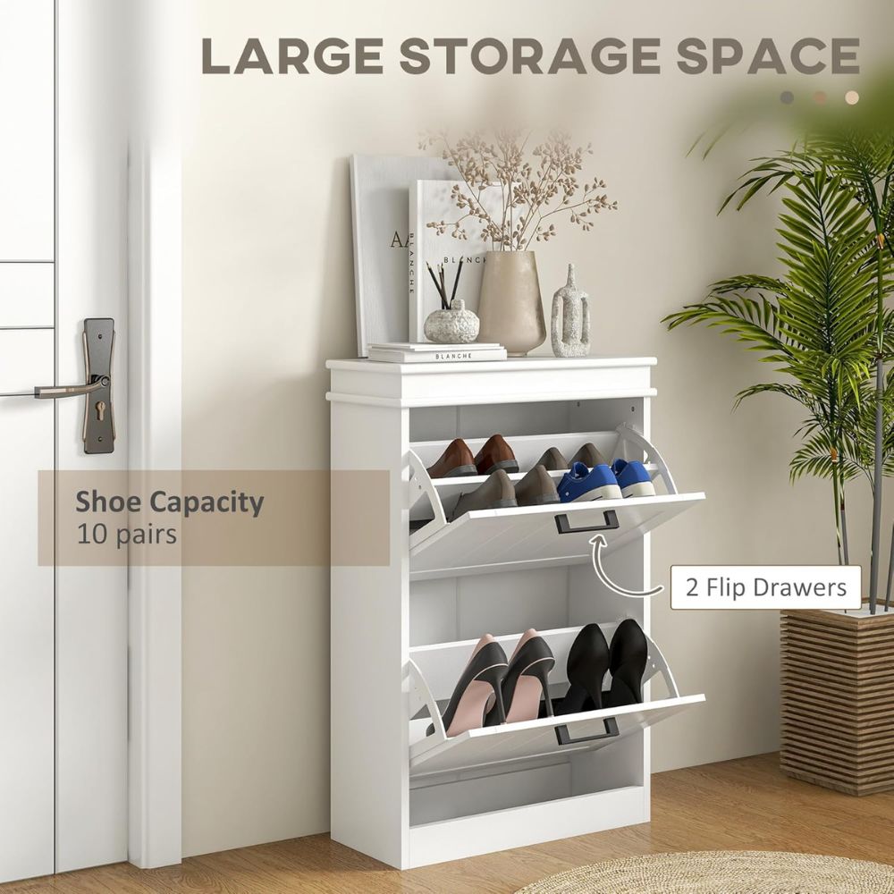 Slim Modern Shoe Storage Cabinet - Image 2